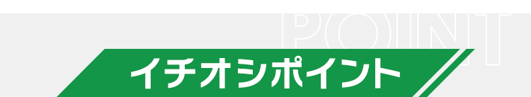 イチオシポイント